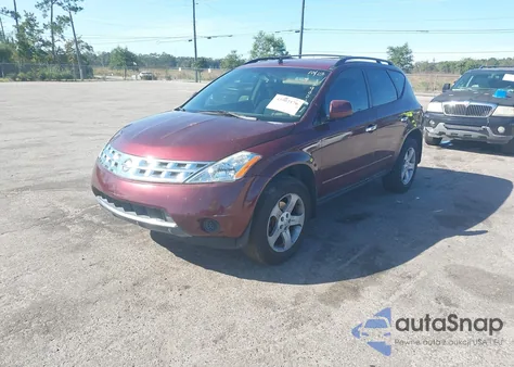 2005 Nissan Murano S from USA, damaged, VIN JN8AZ08TX5W329001